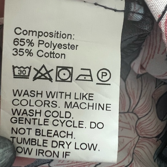 Anna-Kaci Navy Floral Off Shoulder Maxi‎ Dress Size small - Picture 6 of 6